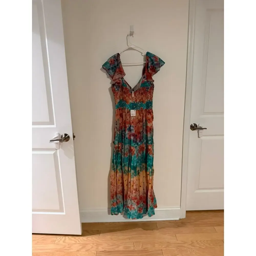 Free People Sunshine Maxi Dress, NWT, Size S